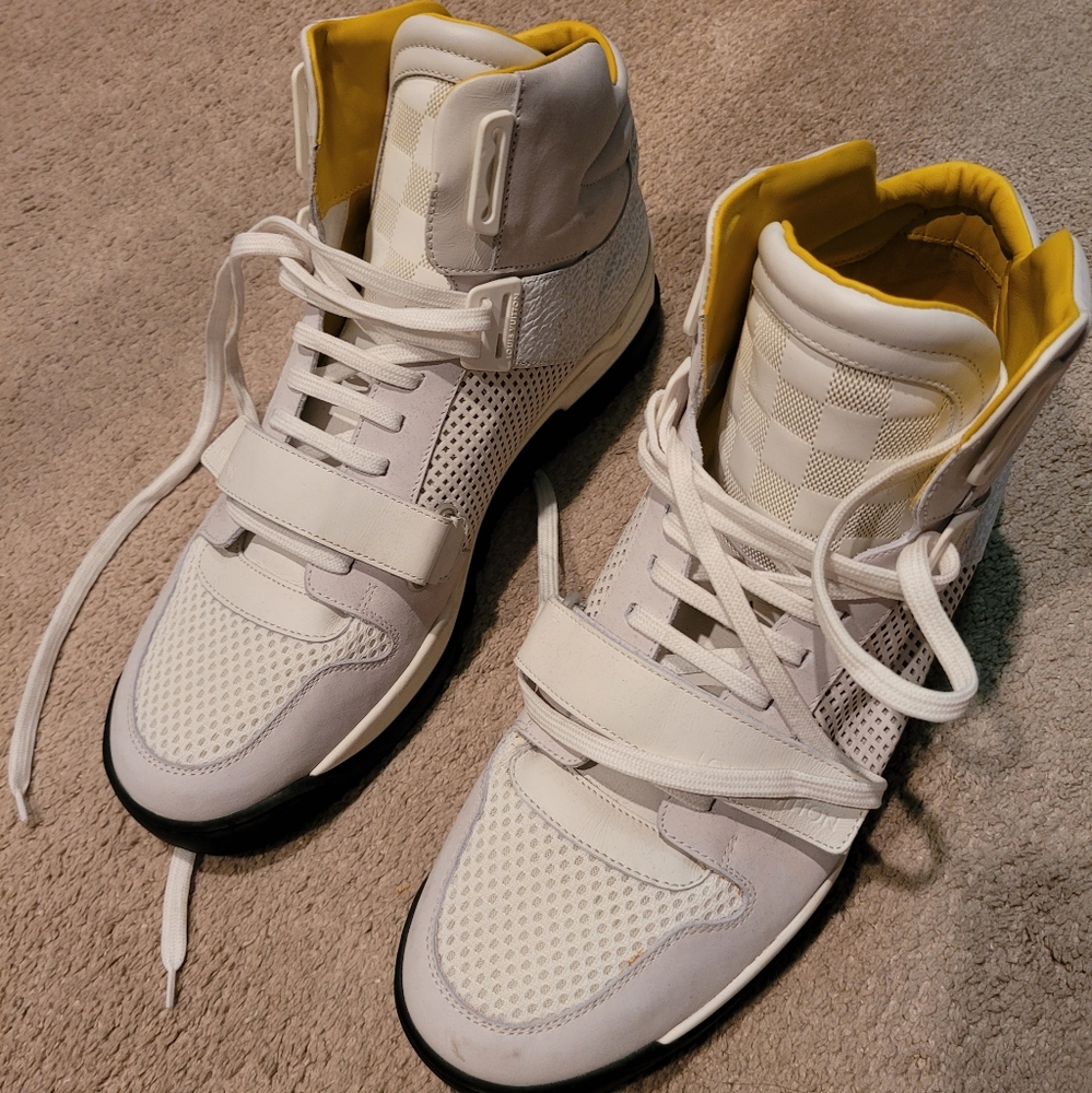 Louis Vuitton Trainer Sneaker Boot High leather high trainers